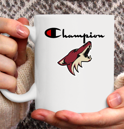 NHL Hockey Arizona Coyotes Champion Shirt Ceramic Mug 15oz