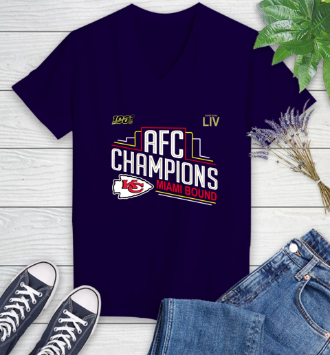 AFC Champions Kansas City Chiefs 2019  2020 Shirt 74