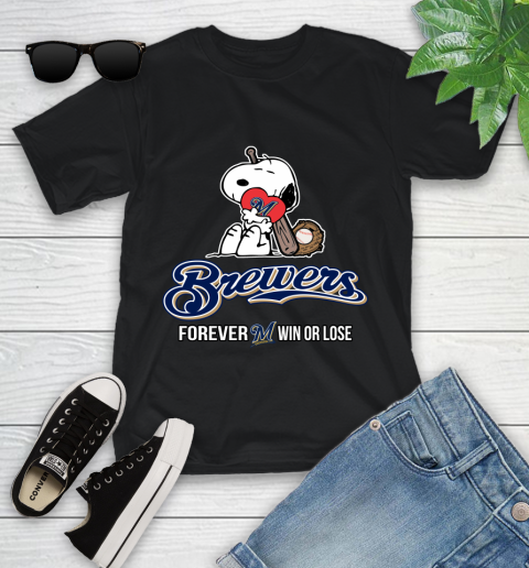 MLB The Peanuts Movie Snoopy Forever Win Or Lose Baseball Milwaukee Brewers 104