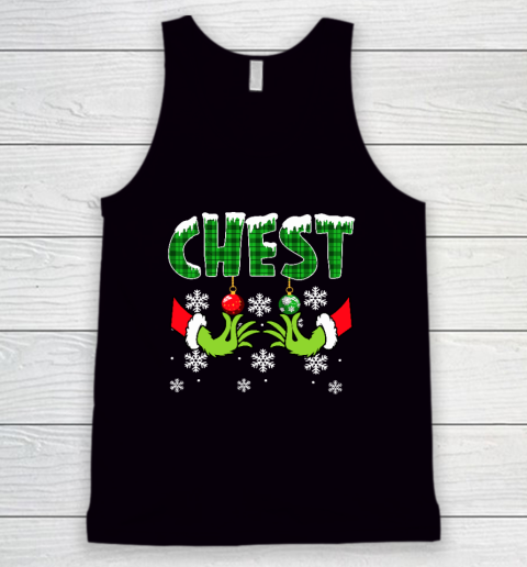 Chest Nuts Christmas Shirt Funny Matching Couple Chestnuts Tank Top