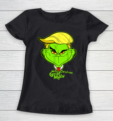 Funny Trump Christmas Shirt Make Christmas Great Again Women's T-Shirt