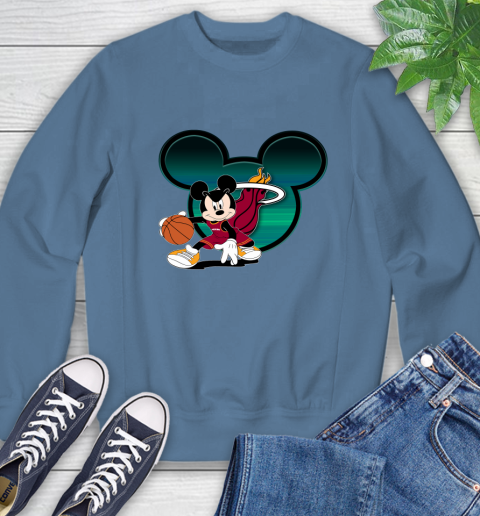 NBA Miami Heat Mickey Mouse Disney Basketball Sweatshirt 7