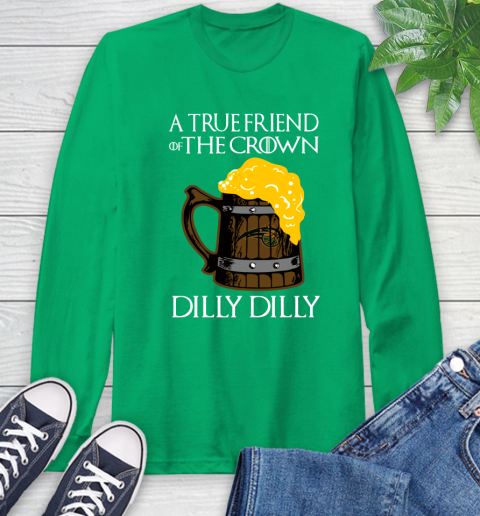 NBA Orlando Magic A True Friend Of The Crown Game Of Thrones Beer Dilly Dilly Basketball Long Sleeve T-Shirt 8