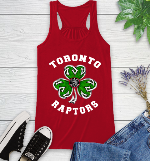 NBA Toronto Raptors Three Leaf Clover St Patrick's Day Basketball Sports Racerback Tank 5