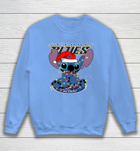 St.Louis Blues NHL Hockey noel stitch Christmas Sweatshirt 7