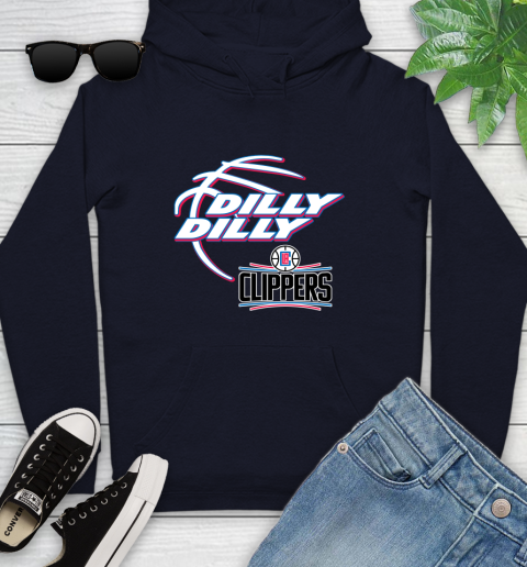 NBA Los Angeles Clippers Dilly Dilly Basketball Sports Youth Hoodie 4