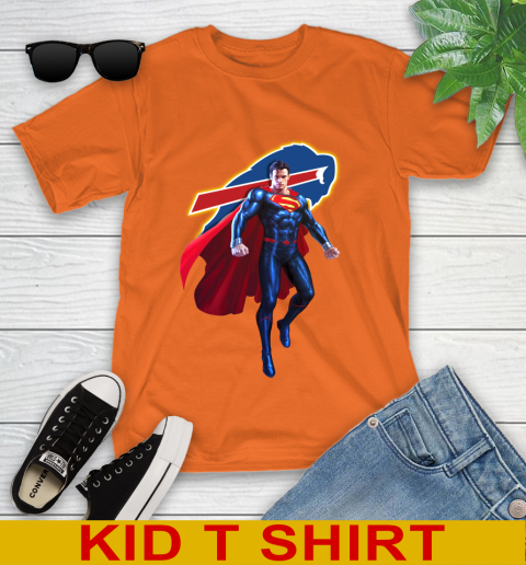 NFL Superman DC Sports Football Buffalo Bills Youth T-Shirt 7