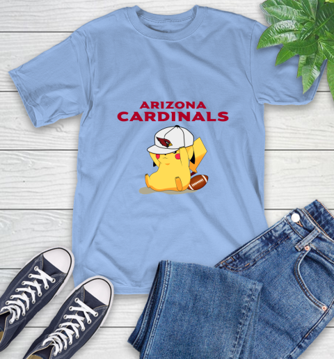 NFL Pikachu Football Sports Arizona Cardinals T-Shirt 11