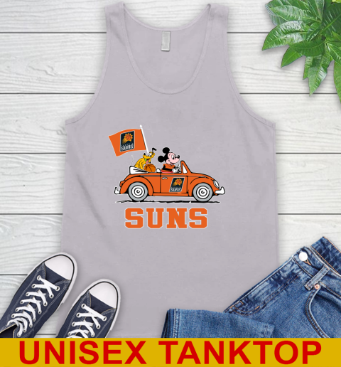 NBA Basketball Phoenix Suns Pluto Mickey Driving Disney Shirt Tank Top 4
