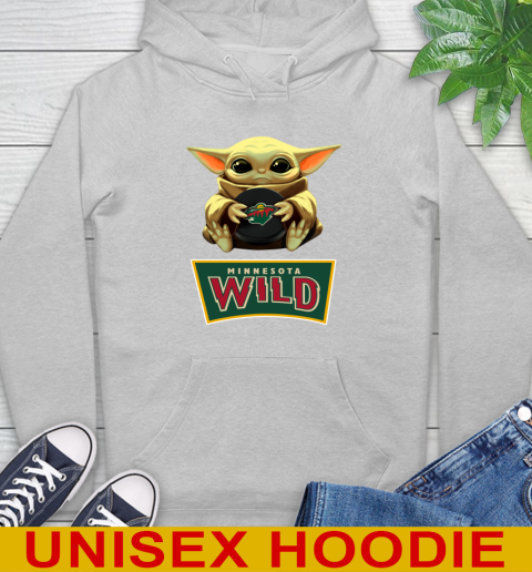 NHL Hockey Minnesota Wild Star Wars Baby Yoda Shirt 18