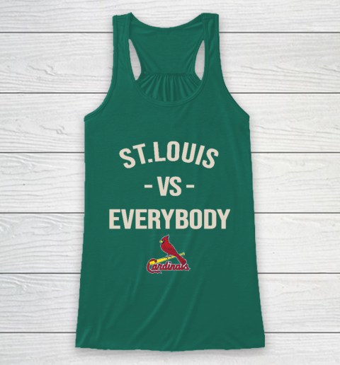 St.Louis Cardinals Vs Everybody Racerback Tank 5