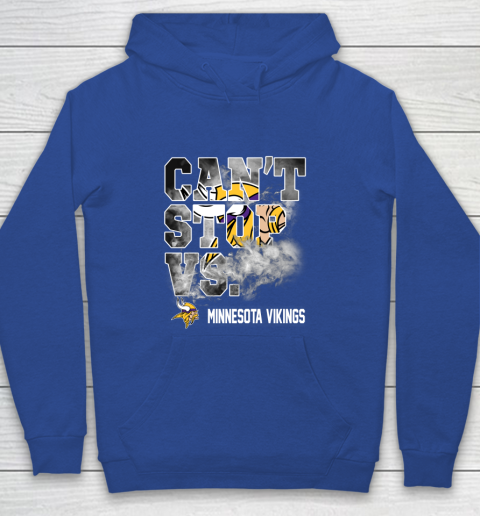 NFL Minnesota Vikings Can't Stop Vs Youth Hoodie 6