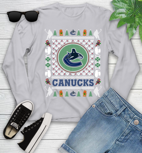 Vancouver Canucks Merry Christmas NHL Hockey Loyal Fan Ugly Shirt 128