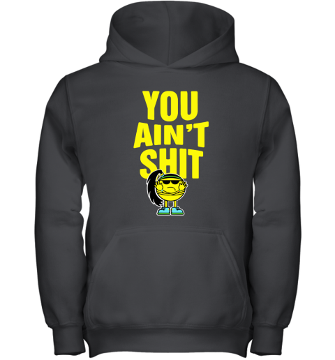 wank bayley you aint shit its bayley bitch wwe shirts youth hoodie 43 front black