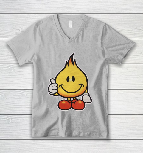 World Industries Flame Boy Hook Ups Skate Hookups Hook Ups 90's Vintage V-Neck T-Shirt 3