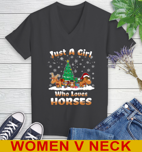 Christmas Just a girl who love horse 80