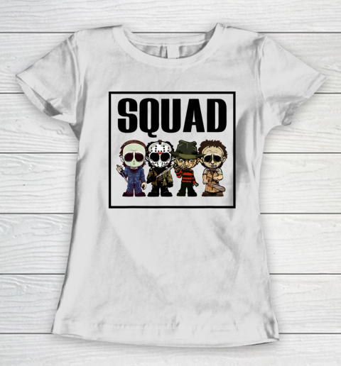 Halloween Shirt Squad Horror Character Women's T-Shirt