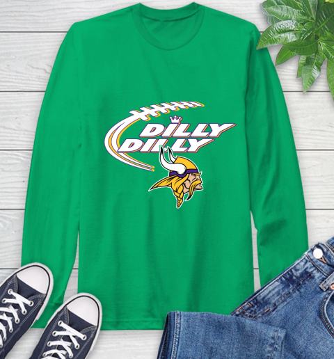 NFL Minnesota Vikings Dilly Dilly Football Sports Long Sleeve T-Shirt 7