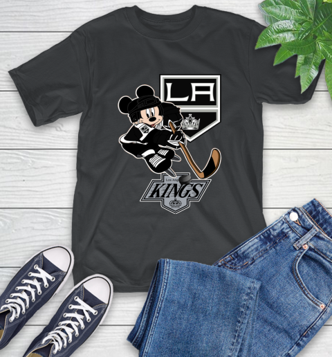 Los Angeles Kings Preschool Disney Three-Peat Logo T-Shirt - Black