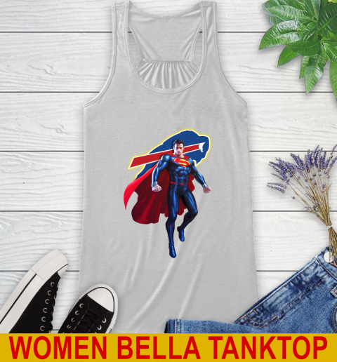 NFL Superman DC Sports Football Buffalo Bills Racerback Tank