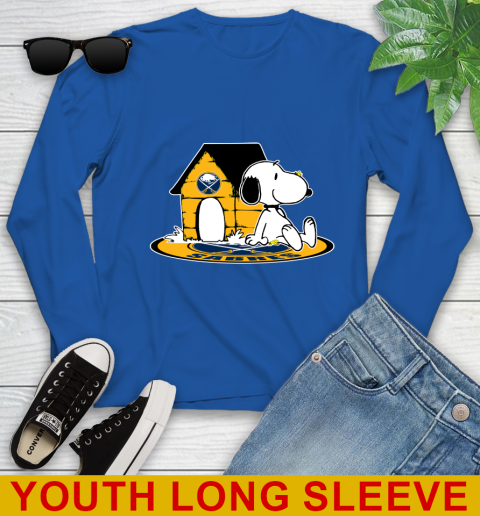 NHL Hockey Buffalo Sabres Snoopy The Peanuts Movie Shirt Youth Long Sleeve 10