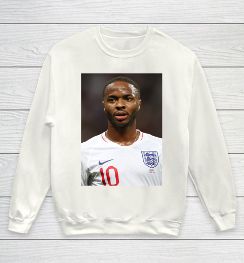 Sterling 10 England Football Team Youth Sweatshirt