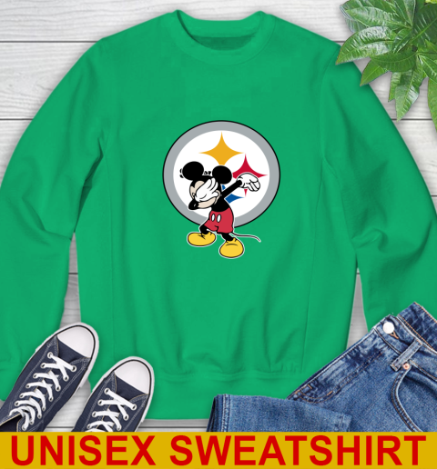 Pittsburgh Steelers NFL Football Dabbing Mickey Disney Sports Sweatshirt 6
