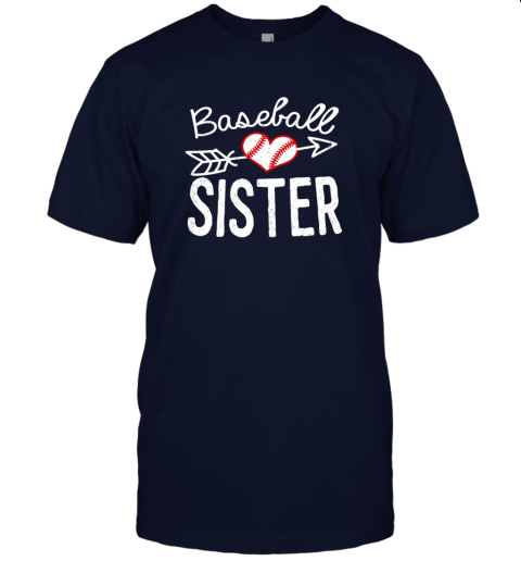 zxes baseball sister for fan jersey t shirt 60 front navy