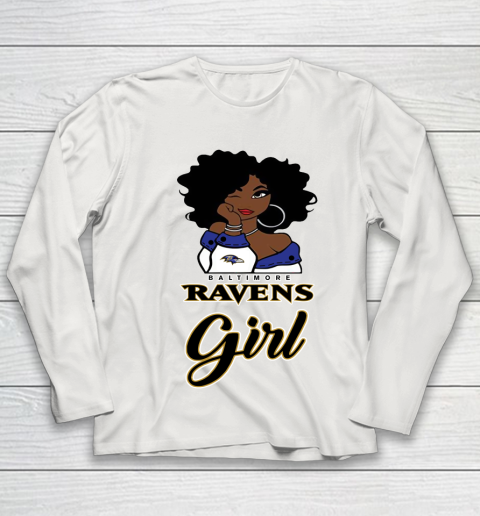 Baltimore Ravens Girl NFL Youth Long Sleeve 11