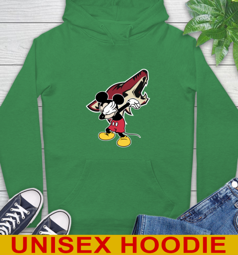 Arizona Coyotes NHL Hockey Dabbing Mickey Disney Sports Hoodie 8