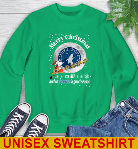 Minnesota Timberwolves Merry Christmas To All And To Timberwolves A Good Season NBA Basketball Sports Sweatshirt 8