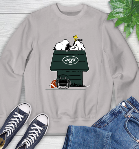 New York Jets NFL Football Snoopy Woodstock The Peanuts Movie Sweatshirt 12