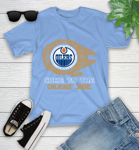NHL Come To The Edmonton Oilers Wars Hockey Sports Youth T-Shirt 15