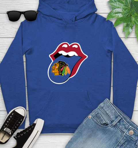 Chicago Blackhawks NHL Hockey Lips I Root For My Team Adoring Fan 145