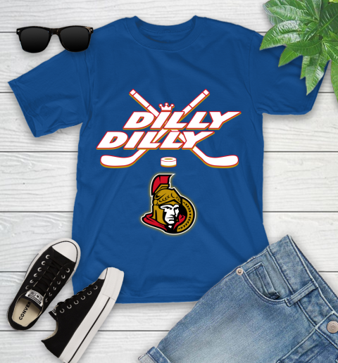NHL Ottawa Senators Dilly Dilly Hockey Sports Youth T-Shirt 9