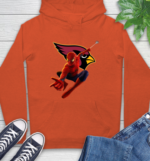 NFL Spider Man Avengers Endgame Football Arizona Cardinals Hoodie 5