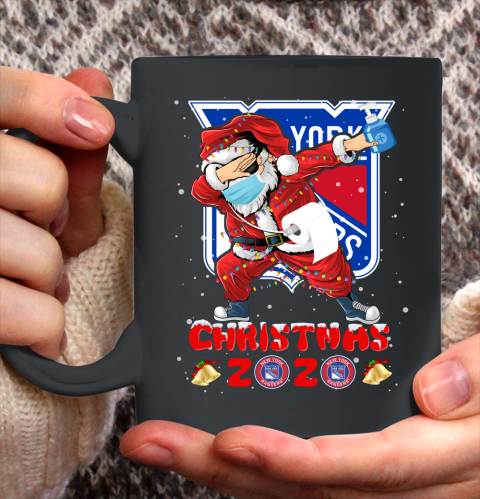 New York Rangers Funny Santa Claus Dabbing Christmas 2020 NHL Ceramic Mug 11oz