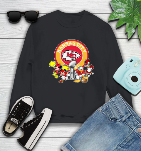 Kansas City Chiefs super bowl 2019 2020 mickey mouse minnie mouse donald duck daisy duck football shirt 25