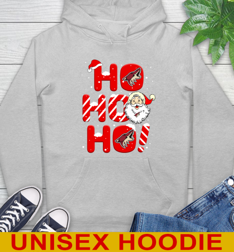 Arizona Coyotes NHL Hockey Ho Ho Ho Santa Claus Merry Christmas Shirt Hoodie 6