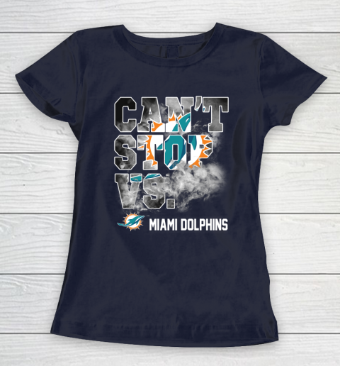 NFL Miami Dolphins Can't Stop Vs Women's T-Shirt 2