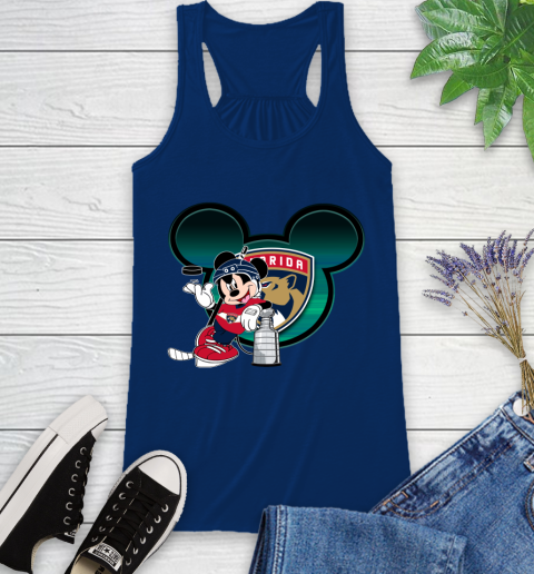 NHL Florida Panthers Stanley Cup Mickey Mouse Disney Hockey T Shirt Racerback Tank 9