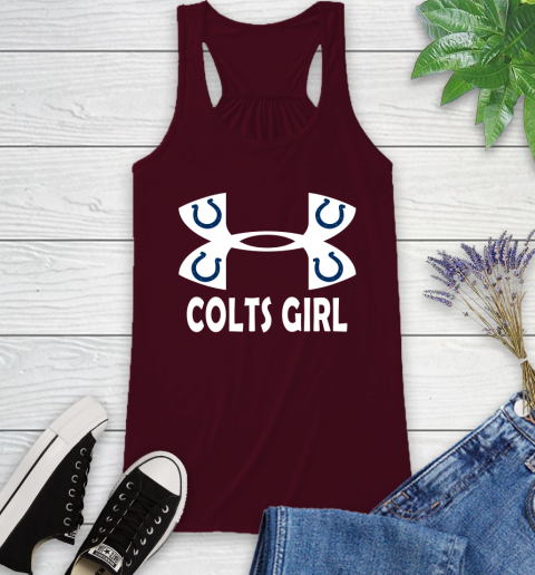 NFL Indianapolis Colts Girl Under Armour Football Sports Racerback Tank 2