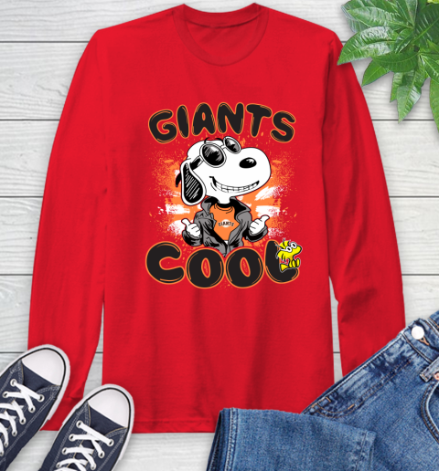 MLB Baseball San Francisco Giants Cool Snoopy Shirt Long Sleeve T-Shirt 12