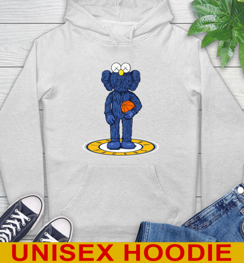 NBA Basketball Indiana Pacers Kaws Bff Blue Figure Shirt Hoodie