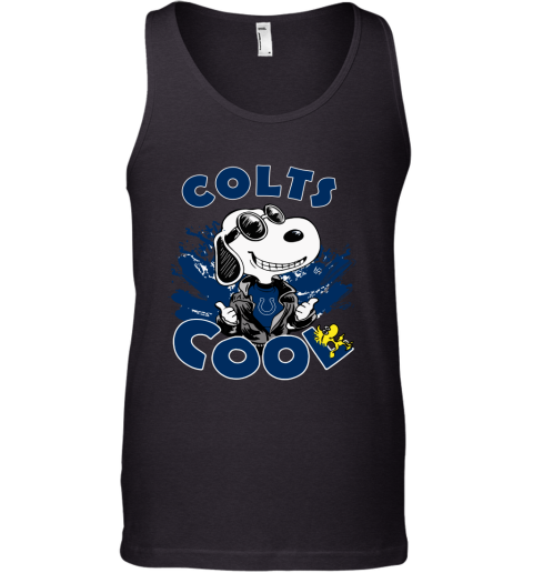 Indianapolis Colts Snoopy Joe Cool We're Awesome Tank Top