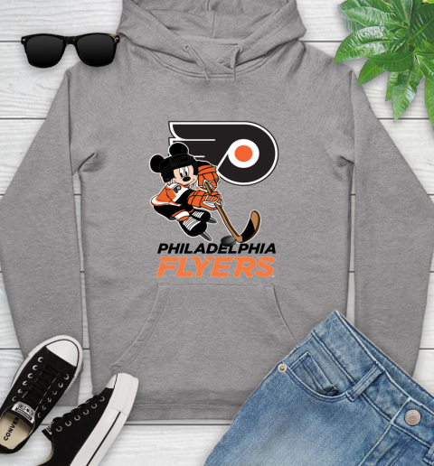 NHL Philadelphia Flyers Mickey Mouse Disney Hockey T Shirt Youth Hoodie 6