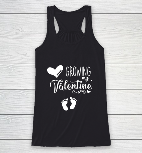 Growing my Valentine Tshirt for Wife Racerback Tank