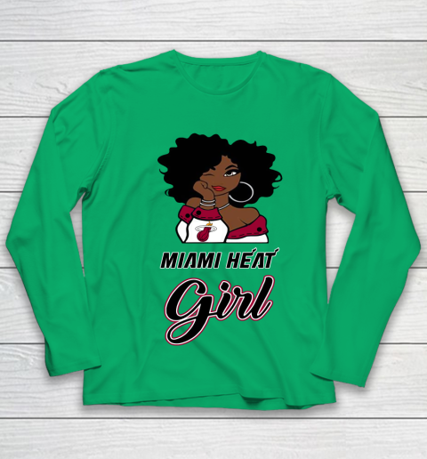 Miami Heat Girl NBA Youth Long Sleeve 6