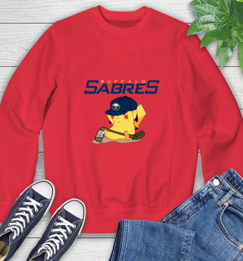 NHL Pikachu Hockey Sports Buffalo Sabres Sweatshirt 10