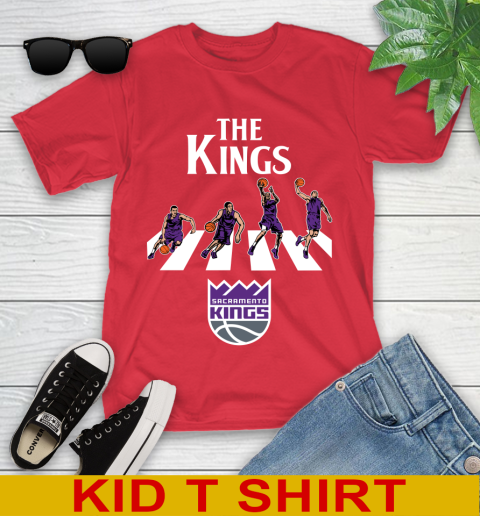 NBA Basketball Sacramento Kings The Beatles Rock Band Shirt Youth T-Shirt 11